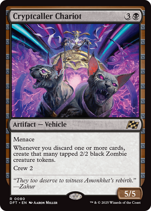 Cryptcaller Chariot (80) [Aetherdrift] - Deck Out Gaming