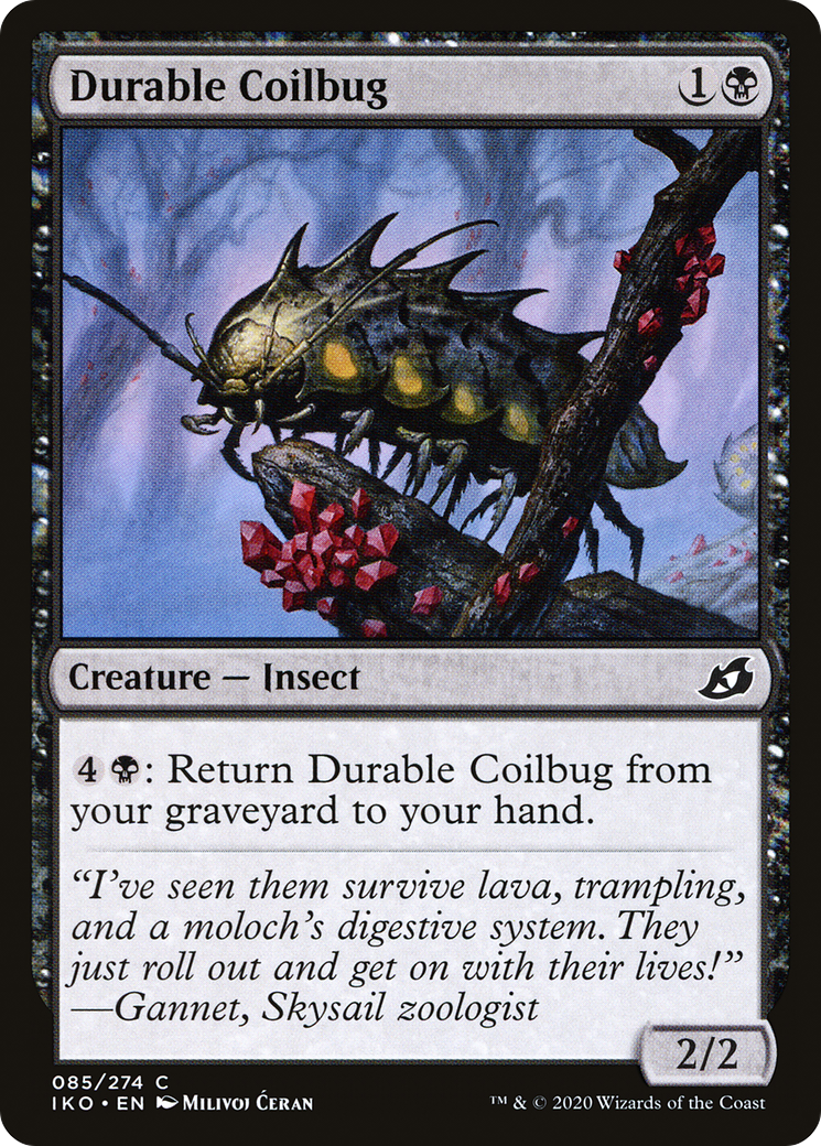 Durable Coilbug (85) [Ikoria: Lair of Behemoths] foil - Deck Out Gaming