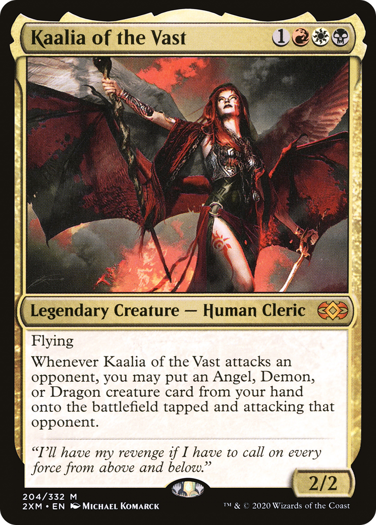 Kaalia of the Vast (204) [Double Masters] foil - Deck Out Gaming