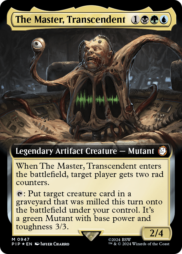 The Master, Transcendent (Extended Art) (Surge Foil) (947) [Fallout] foil - Deck Out Gaming