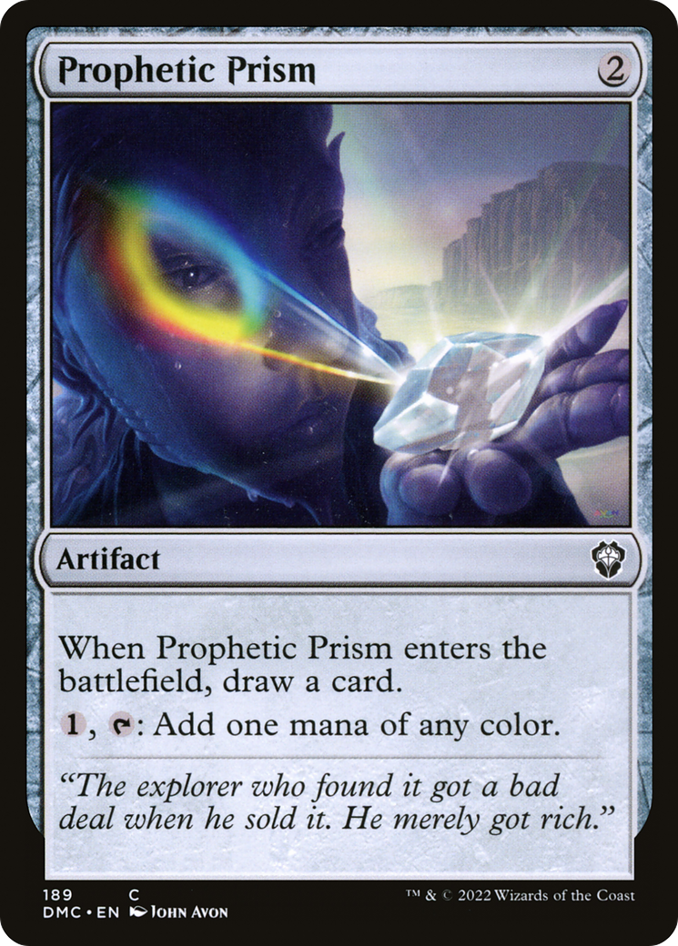 Prophetic Prism (189) [Commander: Dominaria United] - Deck Out Gaming