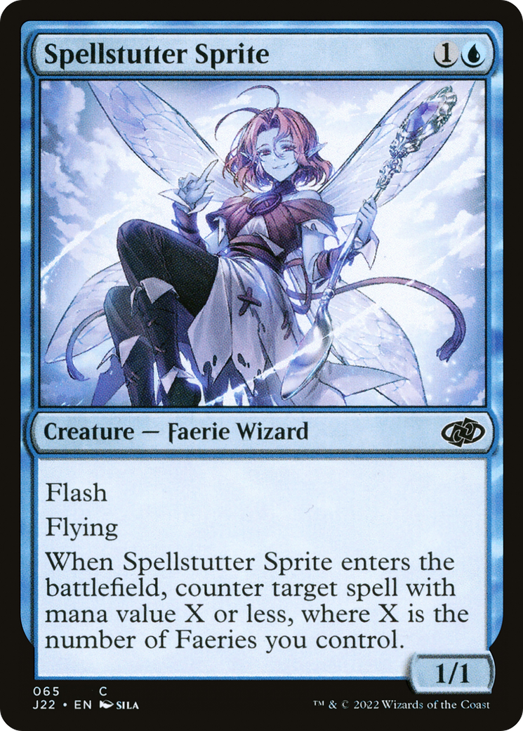 Spellstutter Sprite (65) [Jumpstart 2022] - Deck Out Gaming