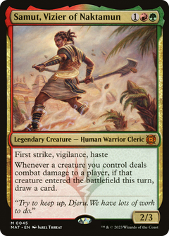 Samut, Vizier of Naktamun (45) [March of the Machine: The Aftermath] foil - Deck Out Gaming
