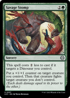 Savage Stomp (257) [The Lost Caverns of Ixalan Commander] - Deck Out Gaming