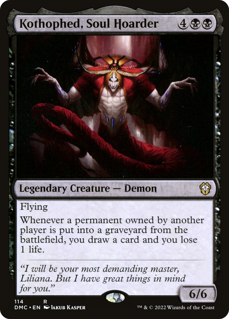 Kothophed, Soul Hoarder (114) [Commander: Dominaria United] - Deck Out Gaming
