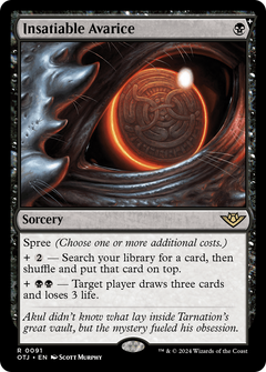 Insatiable Avarice (91) [Outlaws of Thunder Junction] foil - Deck Out Gaming