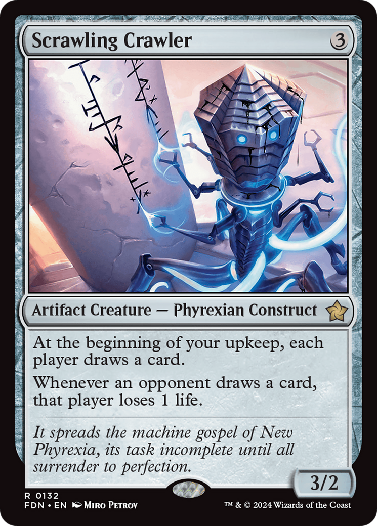 Scrawling Crawler (132) [Foundations] foil - Deck Out Gaming