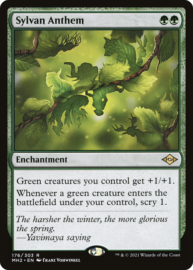 Sylvan Anthem (176) [Modern Horizons 2] foil - Deck Out Gaming