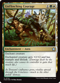 Unflinching Courage (722) [Foundations] foil - Deck Out Gaming