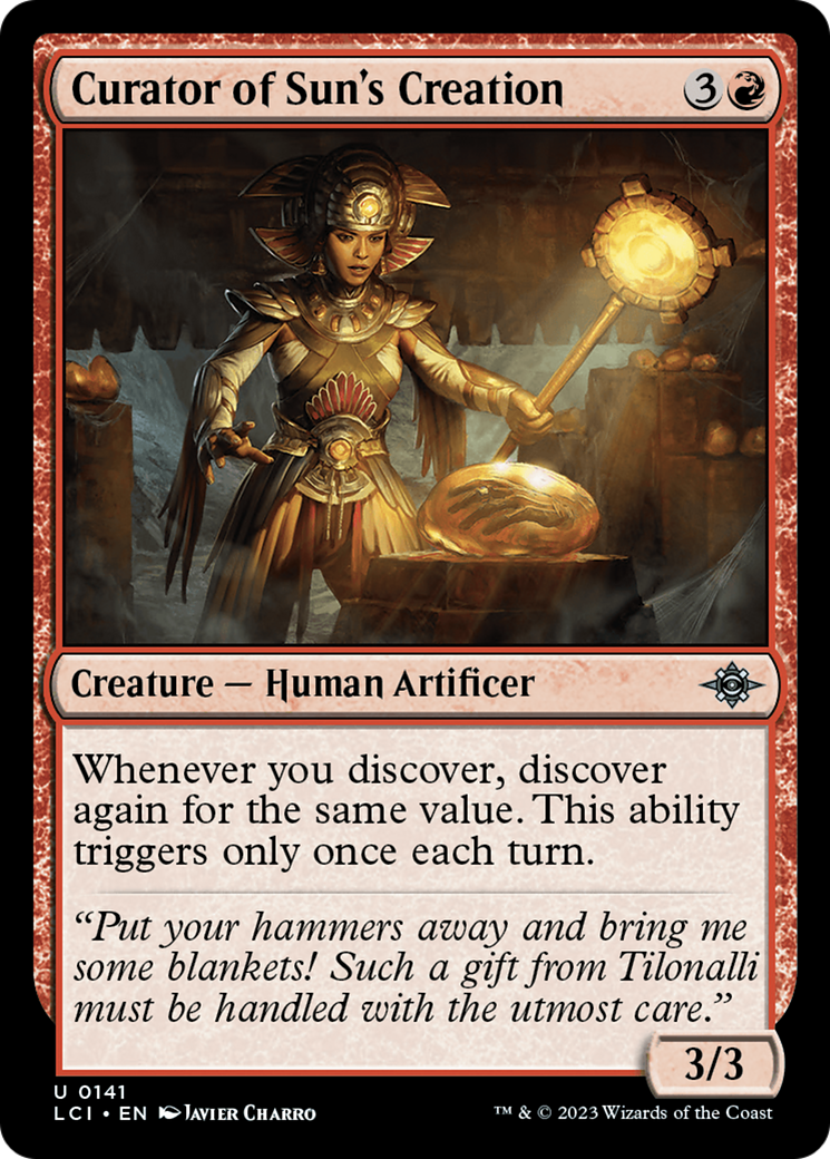 Curator of Sun's Creation (141) [The Lost Caverns of Ixalan] foil - Deck Out Gaming
