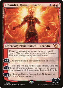 Chandra, Hope's Beacon (134) [March of the Machine] foil - Deck Out Gaming