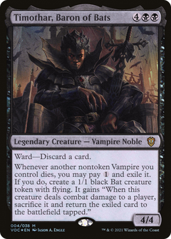 Timothar, Baron of Bats (4) [Crimson Vow Commander] - Deck Out Gaming