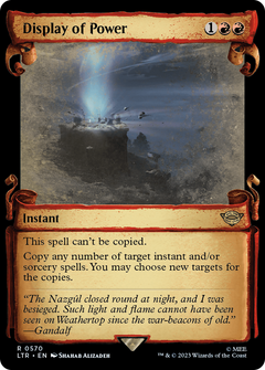 Display of Power (Showcase Scrolls) (570) [The Lord of the Rings: Tales of Middle-earth] - Deck Out Gaming