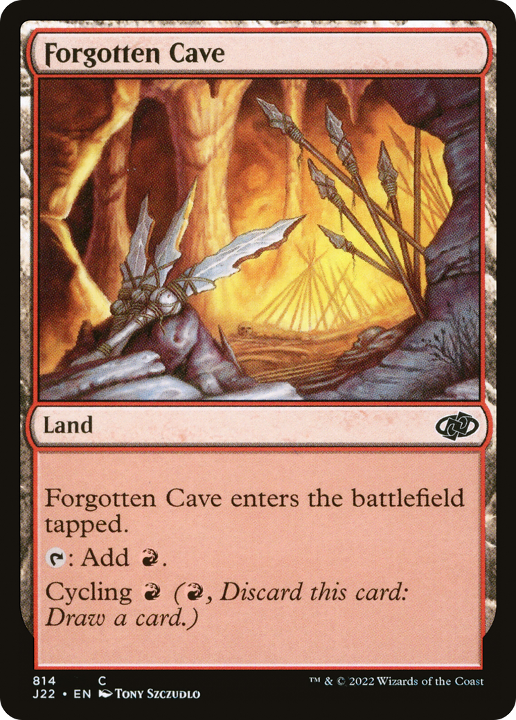 Forgotten Cave (814) [Jumpstart 2022] - Deck Out Gaming