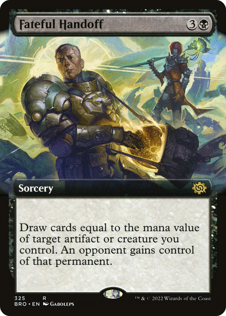 Fateful Handoff (Extended Art) (325) [The Brothers' War] foil - Deck Out Gaming