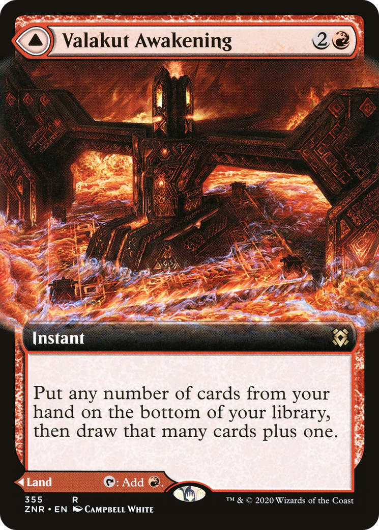 Valakut Awakening (Extended Art) (355) [Zendikar Rising] foil - Deck Out Gaming