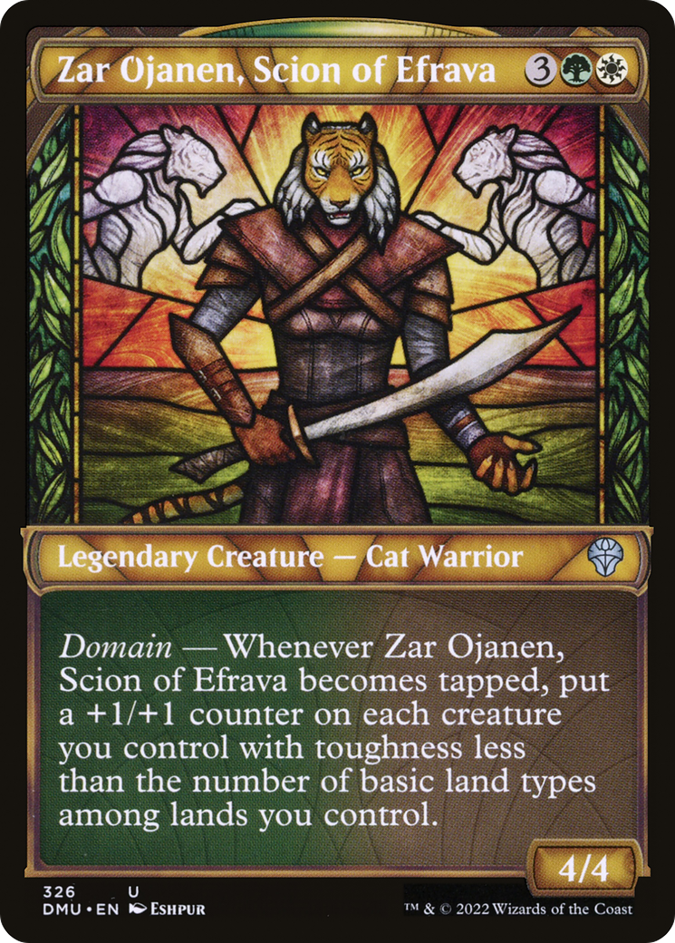 Zar Ojanen, Scion of Efrava (Showcase) (326) [Dominaria United] foil - Deck Out Gaming