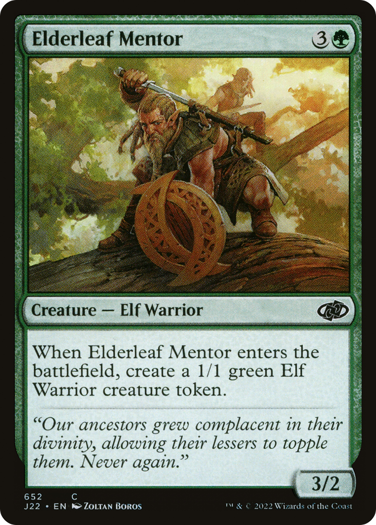 Elderleaf Mentor (652) [Jumpstart 2022] - Deck Out Gaming