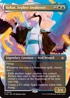 Kykar, Zephyr Awakener (Borderless) (348) [Foundations] - Deck Out Gaming