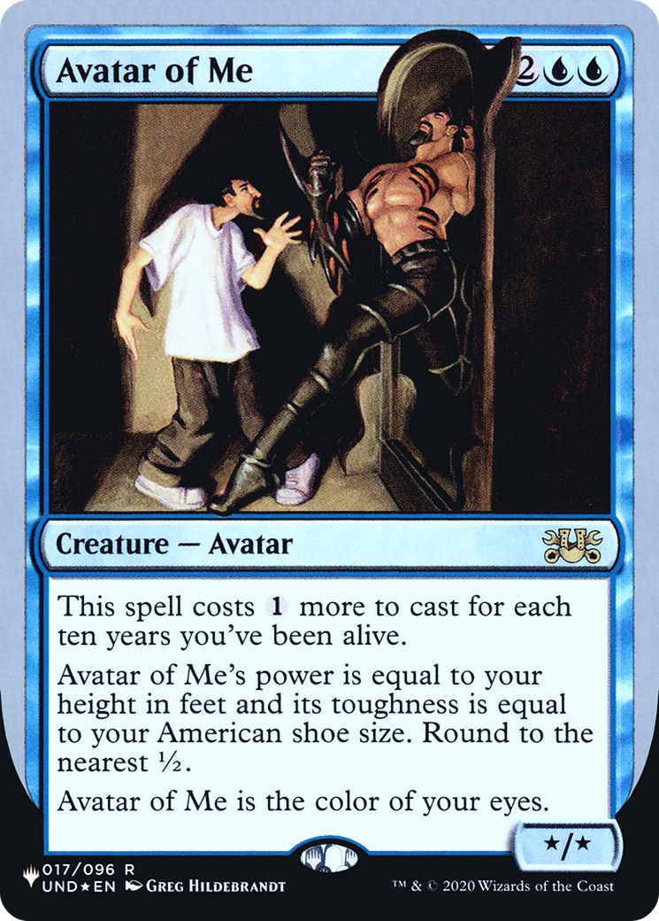 Avatar of Me (017/096) [The List Reprints] foil - Deck Out Gaming