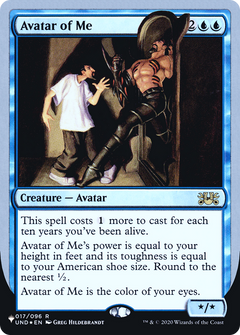 Avatar of Me (017/096) [The List Reprints] foil - Deck Out Gaming