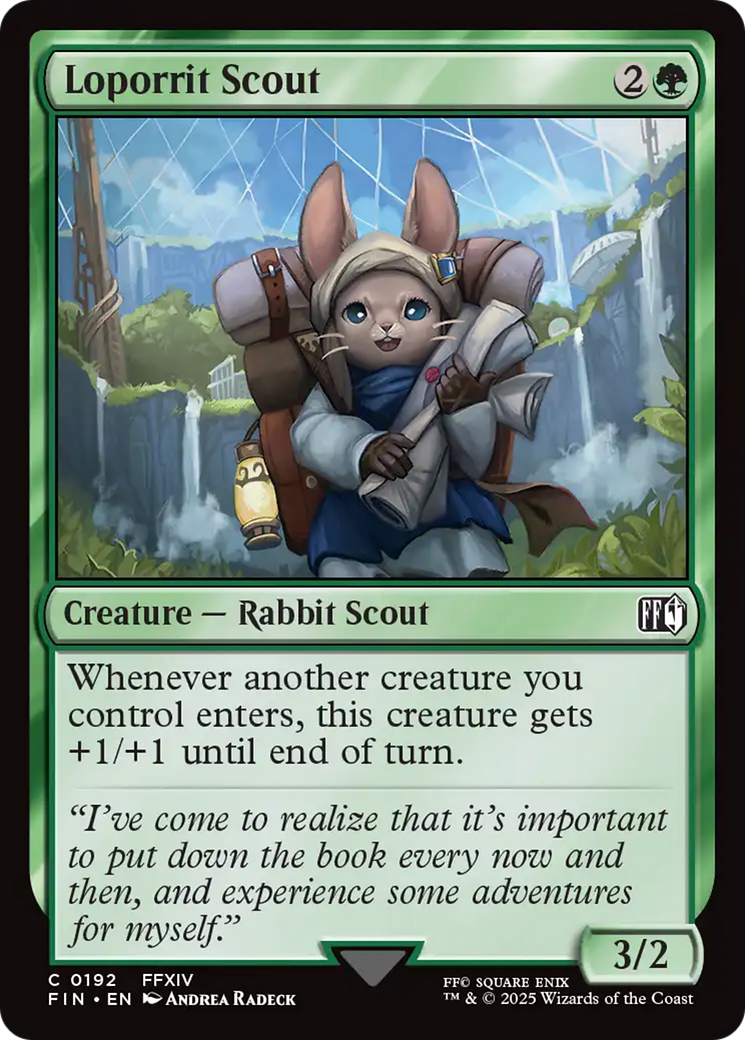 Loporrit Scout (192) [FINAL FANTASY] - Deck Out Gaming