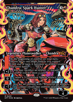 Chandra, Spark Hunter (Showcase) (401) [Aetherdrift] foil - Deck Out Gaming