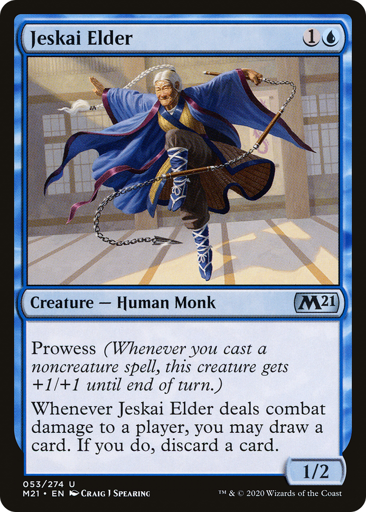 Jeskai Elder (53) [Core Set 2021] foil - Deck Out Gaming
