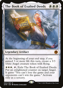 The Book of Exalted Deeds (4) [Adventures in the Forgotten Realms] foil - Deck Out Gaming