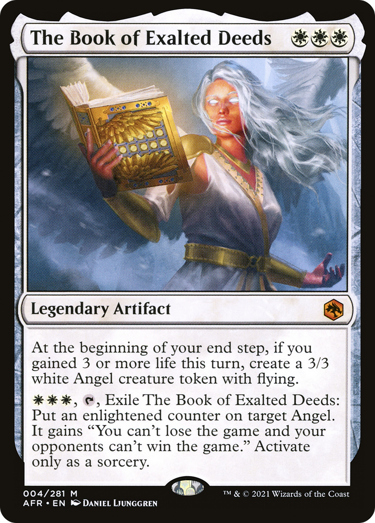 The Book of Exalted Deeds (4) [Adventures in the Forgotten Realms] foil - Deck Out Gaming