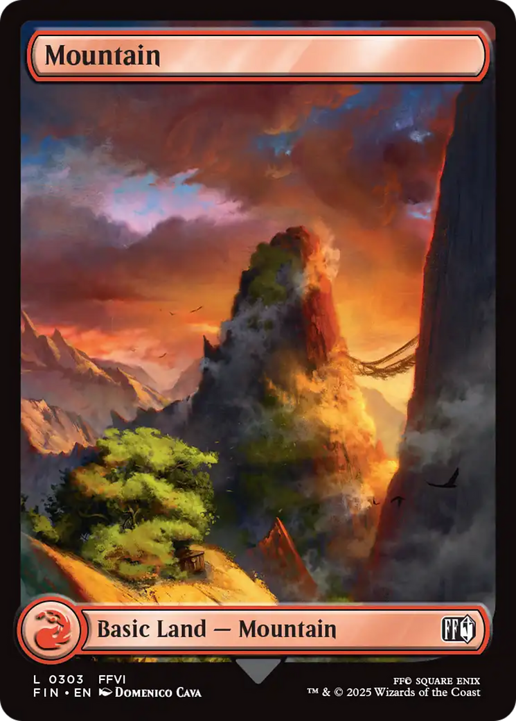Mountain (303) [FINAL FANTASY] foil - Deck Out Gaming