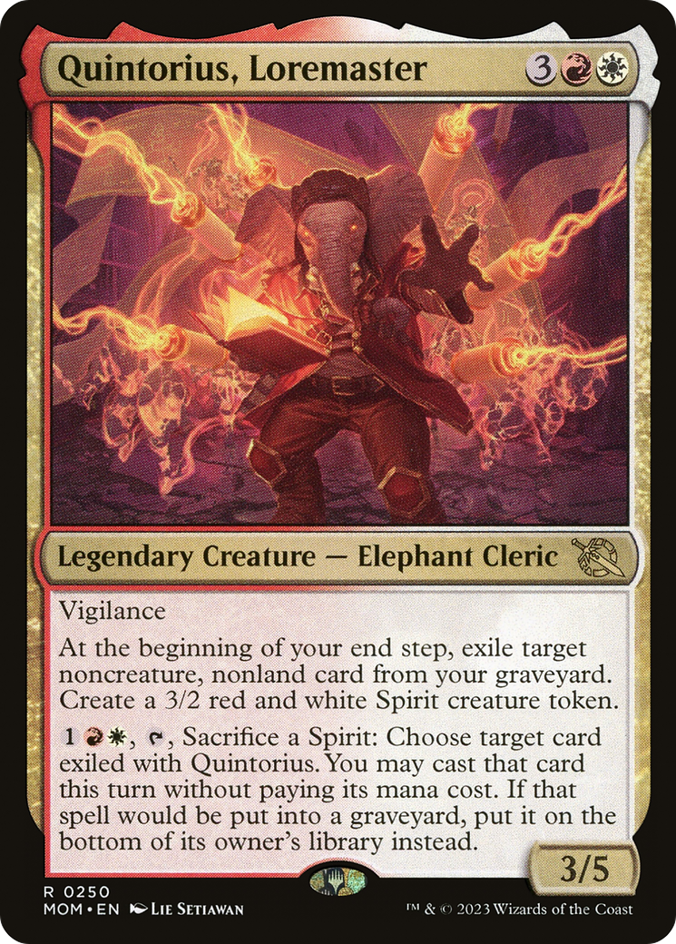 Quintorius, Loremaster (250) [March of the Machine] foil - Deck Out Gaming