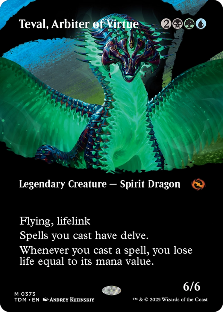 Teval, Arbiter of Virtue (373) [Tarkir: Dragonstorm] - Deck Out Gaming
