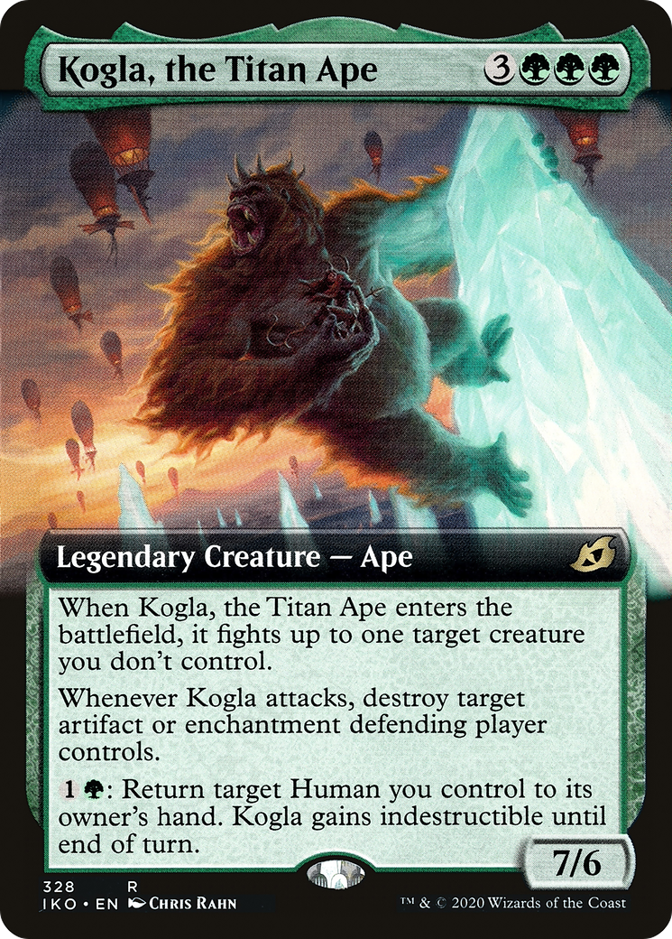 Kogla, the Titan Ape (Extended Art) (328) [Ikoria: Lair of Behemoths] foil - Deck Out Gaming