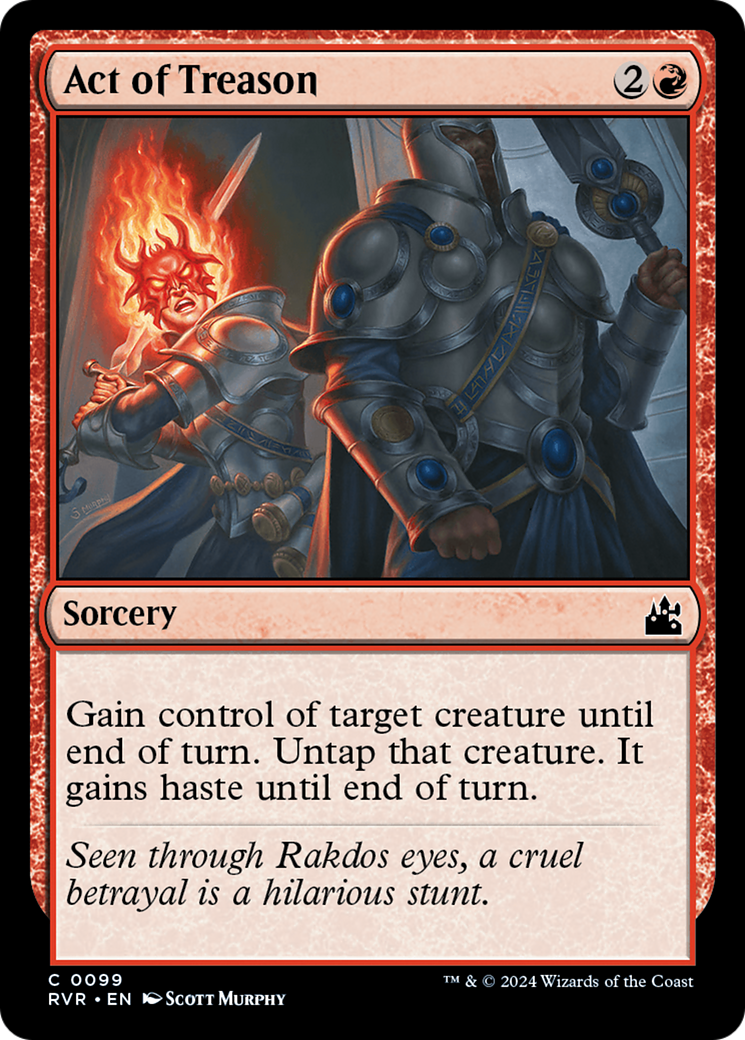 Act of Treason (99) [Ravnica Remastered] foil - Deck Out Gaming