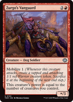 Zurgo's Vanguard (133) [Tarkir: Dragonstorm] foil - Deck Out Gaming