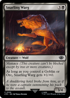 Snarling Warg (109) [The Lord of the Rings: Tales of Middle-earth] - Deck Out Gaming