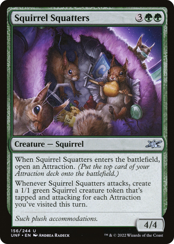 Squirrel Squatters (156) [Unfinity] - Deck Out Gaming