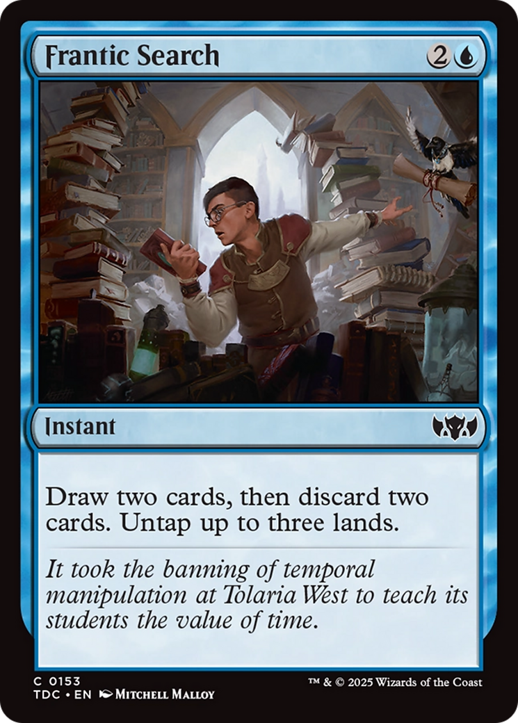 Frantic Search (153) [Commander: Tarkir: Dragonstorm] - Deck Out Gaming