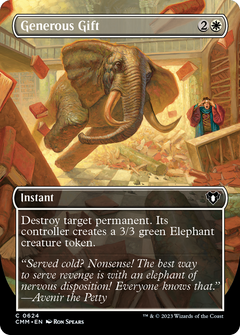 Generous Gift (Borderless) (624) [Commander Masters] - Deck Out Gaming