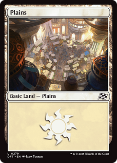 Plains (0279) (279) [Aetherdrift] foil - Deck Out Gaming