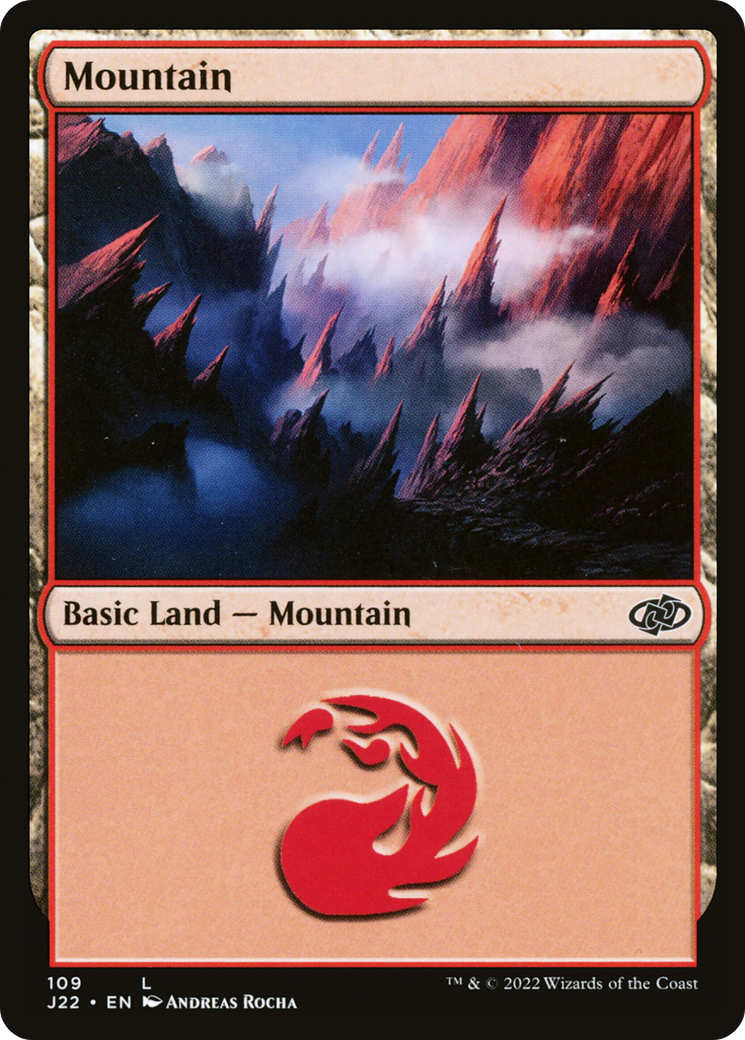 Mountain (109) (109) [Jumpstart 2022] - Deck Out Gaming