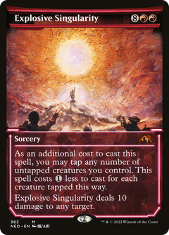Explosive Singularity (Showcase) (383) [Kamigawa: Neon Dynasty] - Deck Out Gaming