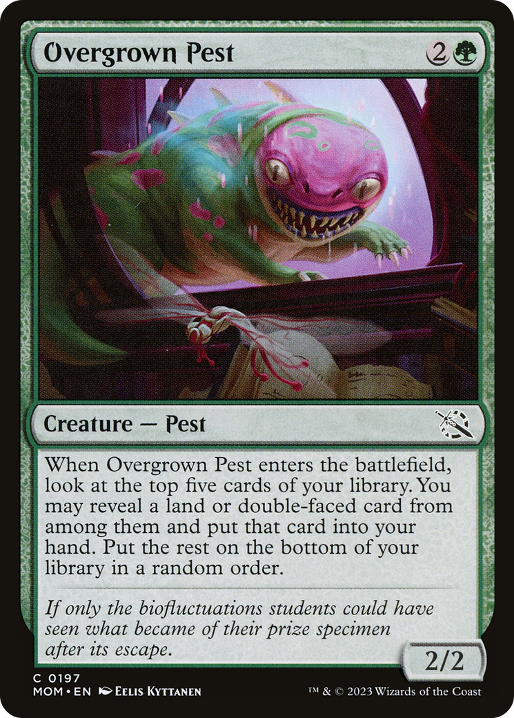 Overgrown Pest (197) [March of the Machine] - Deck Out Gaming
