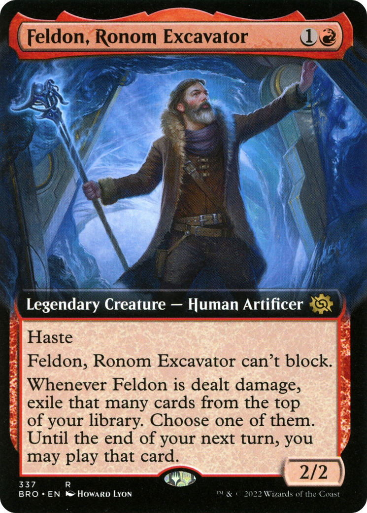 Feldon, Ronom Excavator (Extended Art) (337) [The Brothers' War] foil - Deck Out Gaming