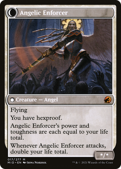 Enduring Angel (17) [Innistrad: Midnight Hunt] - Deck Out Gaming