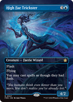 High Fae Trickster (Borderless) (307) [Foundations] - Deck Out Gaming