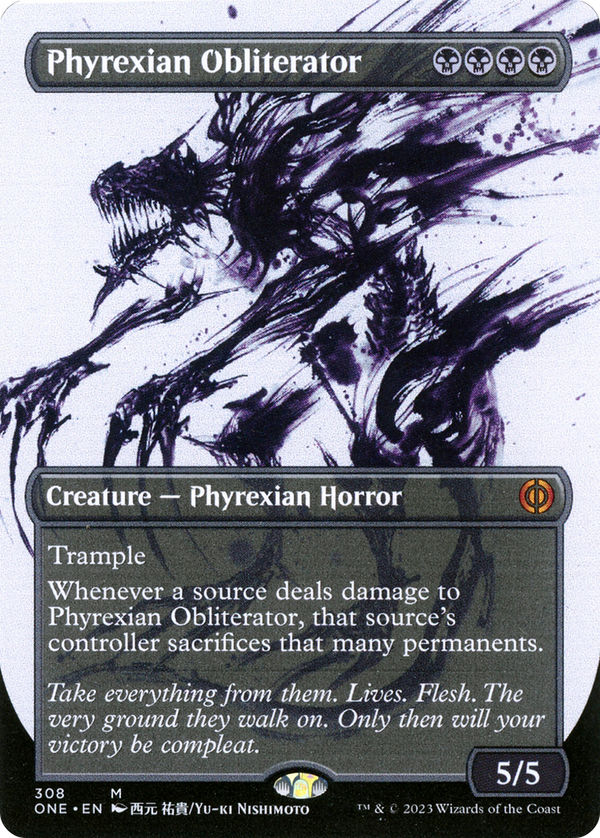 Phyrexian Obliterator (Showcase) (308) [Phyrexia: All Will Be One] - Deck Out Gaming