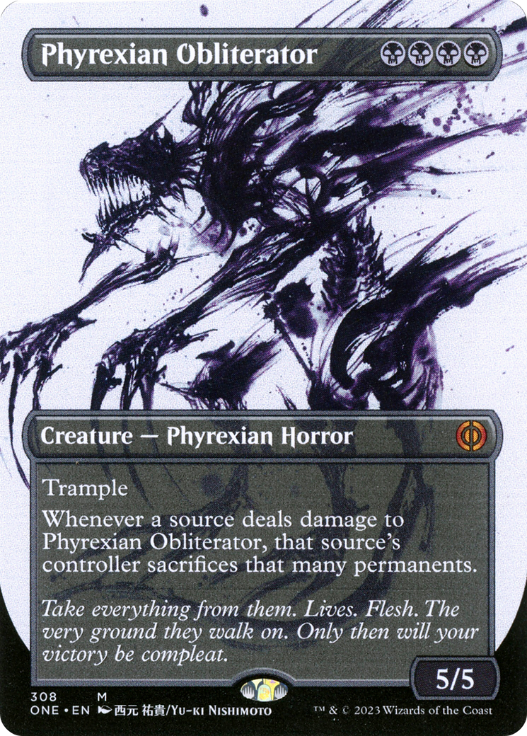 Phyrexian Obliterator (Showcase) (308) [Phyrexia: All Will Be One] - Deck Out Gaming