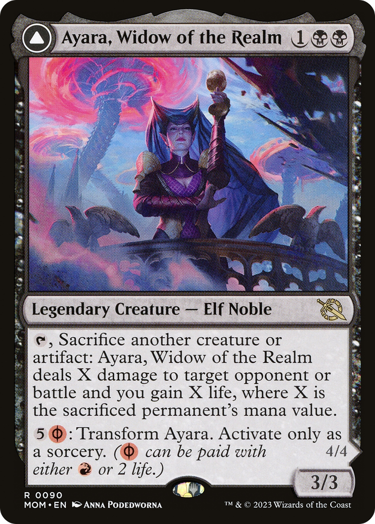 Ayara, Widow of the Realm (90) [March of the Machine] foil - Deck Out Gaming